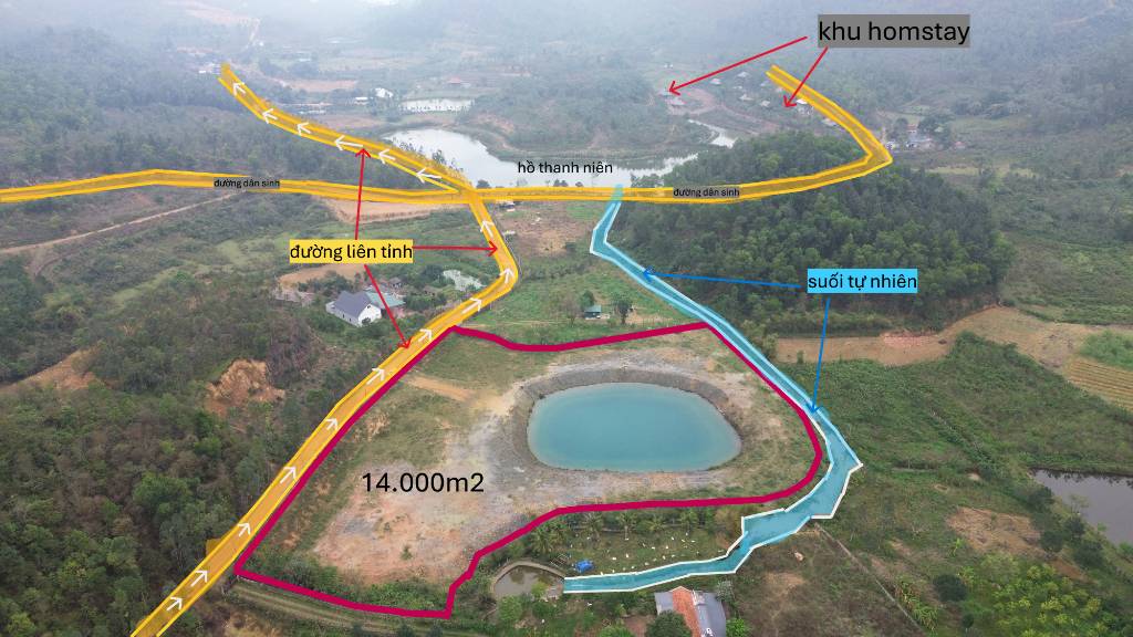 Bán đất 13000m2 tại xã Ngọc Thanh, TP Phúc Yên, Vĩnh Phúc, sổ đỏ